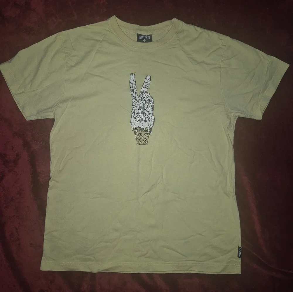 ICE CREAM MEN CUP TEE (YELLOW) SZ LARGE - Picture 3 of 7